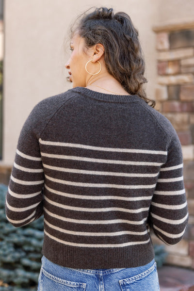 Blakely Striped Cashmere Sweater