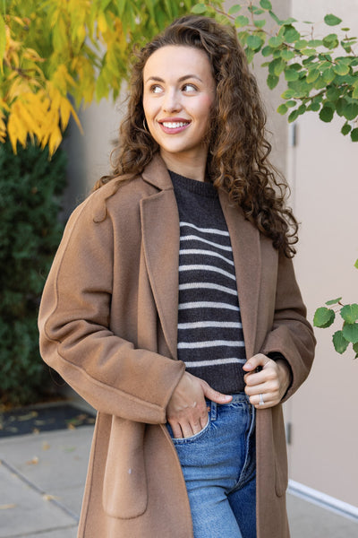 Blakely Striped Cashmere Sweater