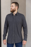 Faherty Knit Seasons Shirt, Washed Black