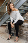 PRE-ORDER Kai Asymmetric Sweater, Ivory