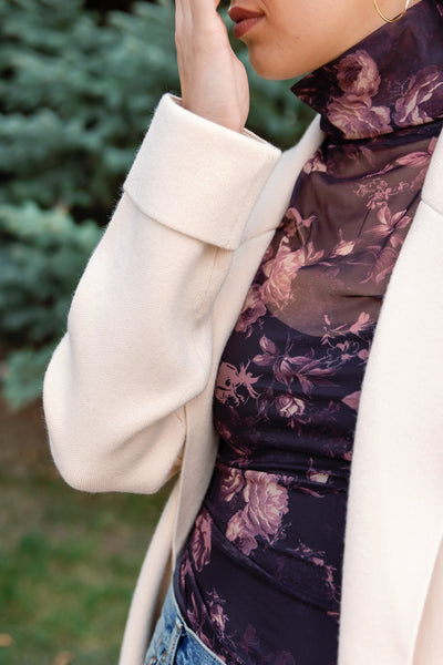 Celeste Cardi-Coat, Cream