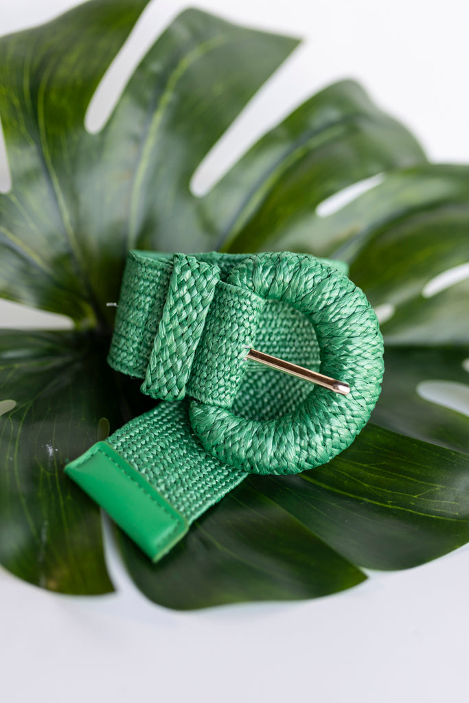PRE-ORDER Woven Belt, Green