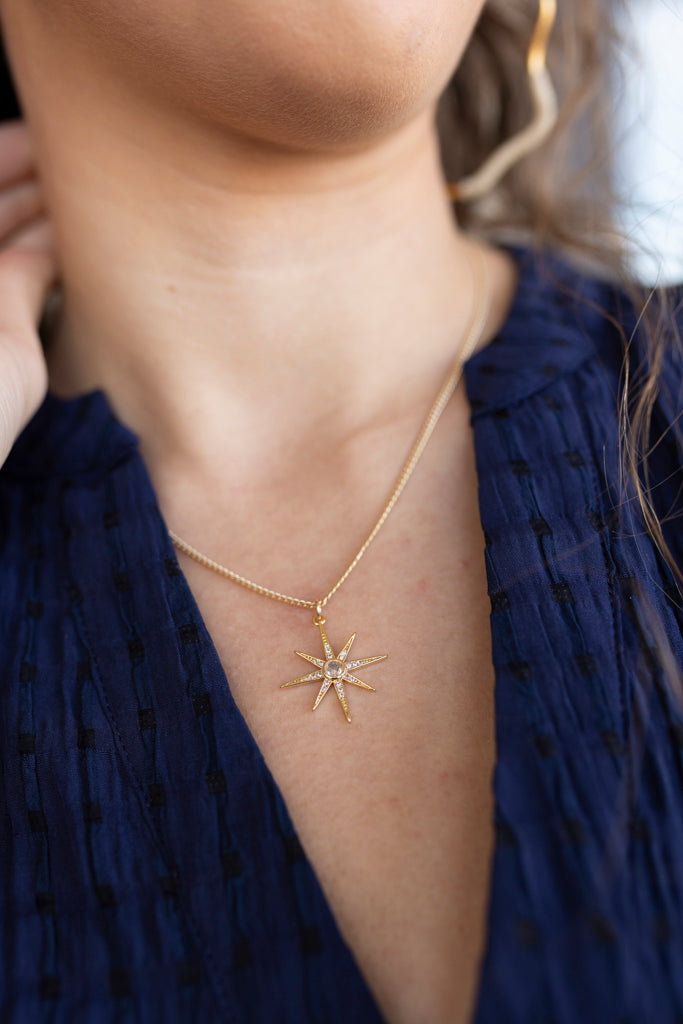 Pavé Spur Necklace - RUST & Co.