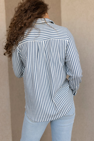 Faherty Legend Sweater Shirt, Stripe