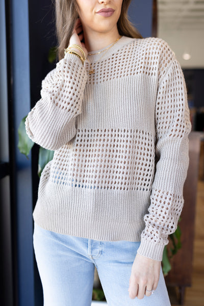 Nicola Crochet Sweater