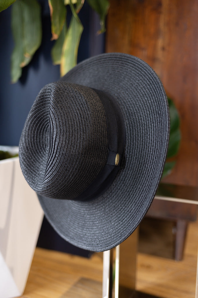 Roswell Woven Fedora Hat w/ Band