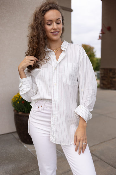 Citizens of Humanity Kayla Shirt, Stripe