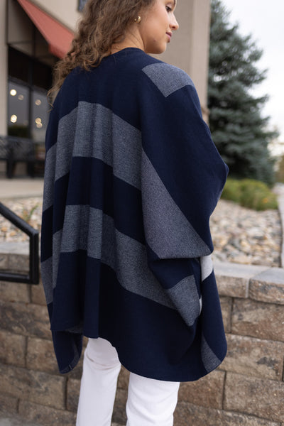 Sonia Open-Front Poncho