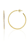 Lexi CZ Encrusted Hoops