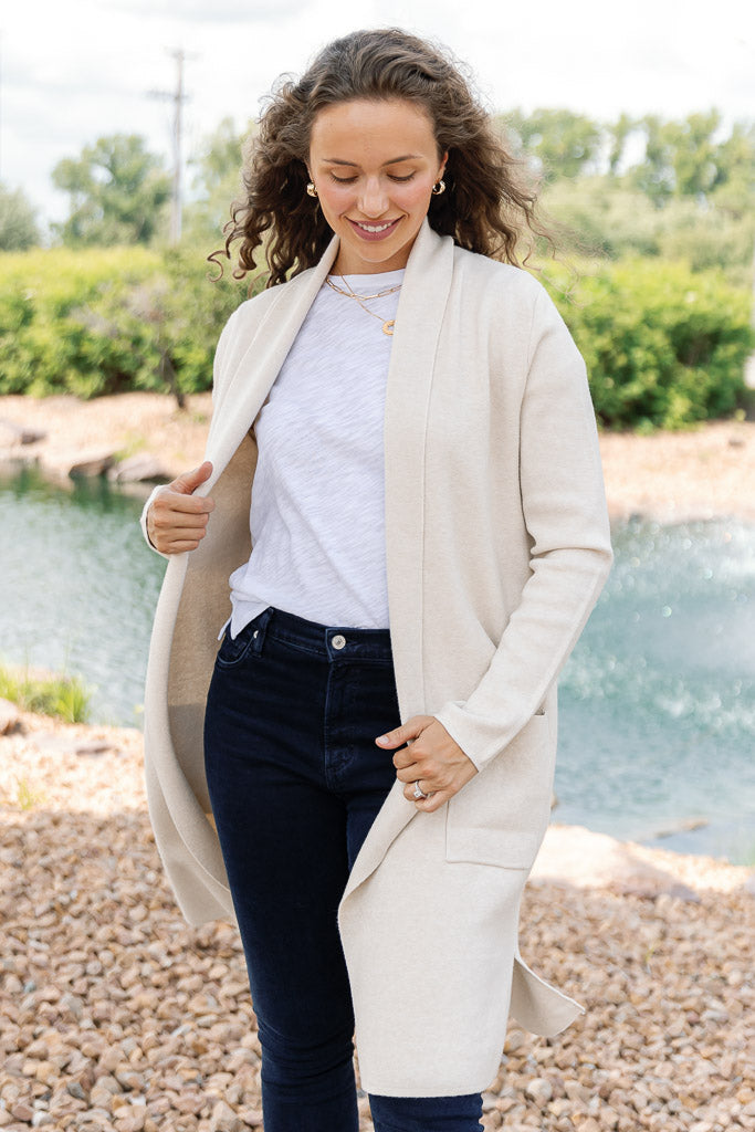 .Paige Cardigan, Cream
