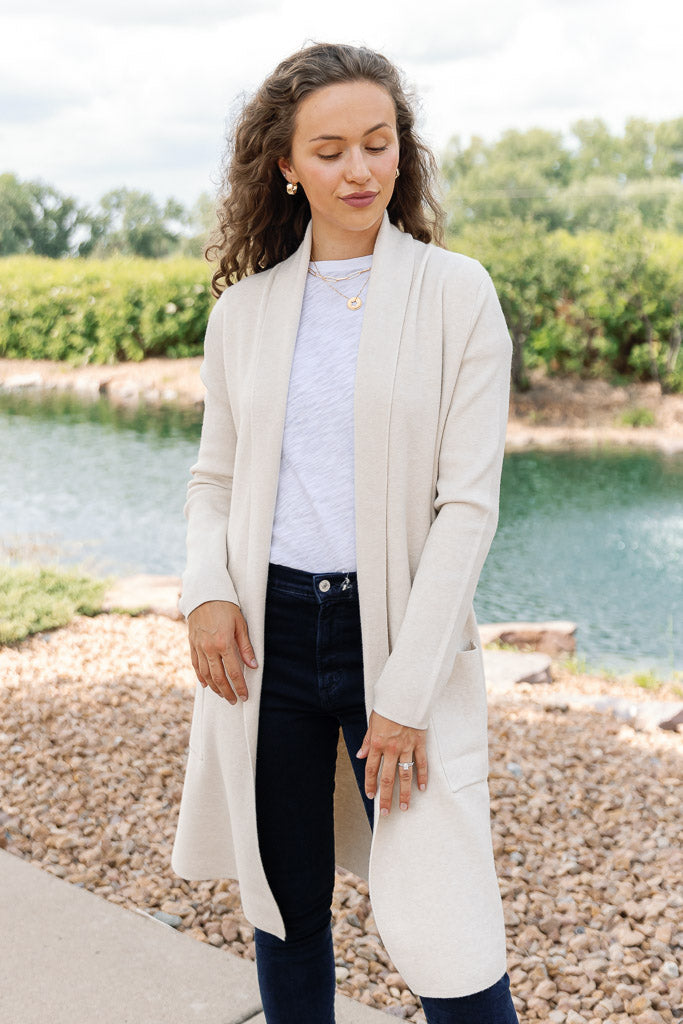 .Paige Cardigan, Cream