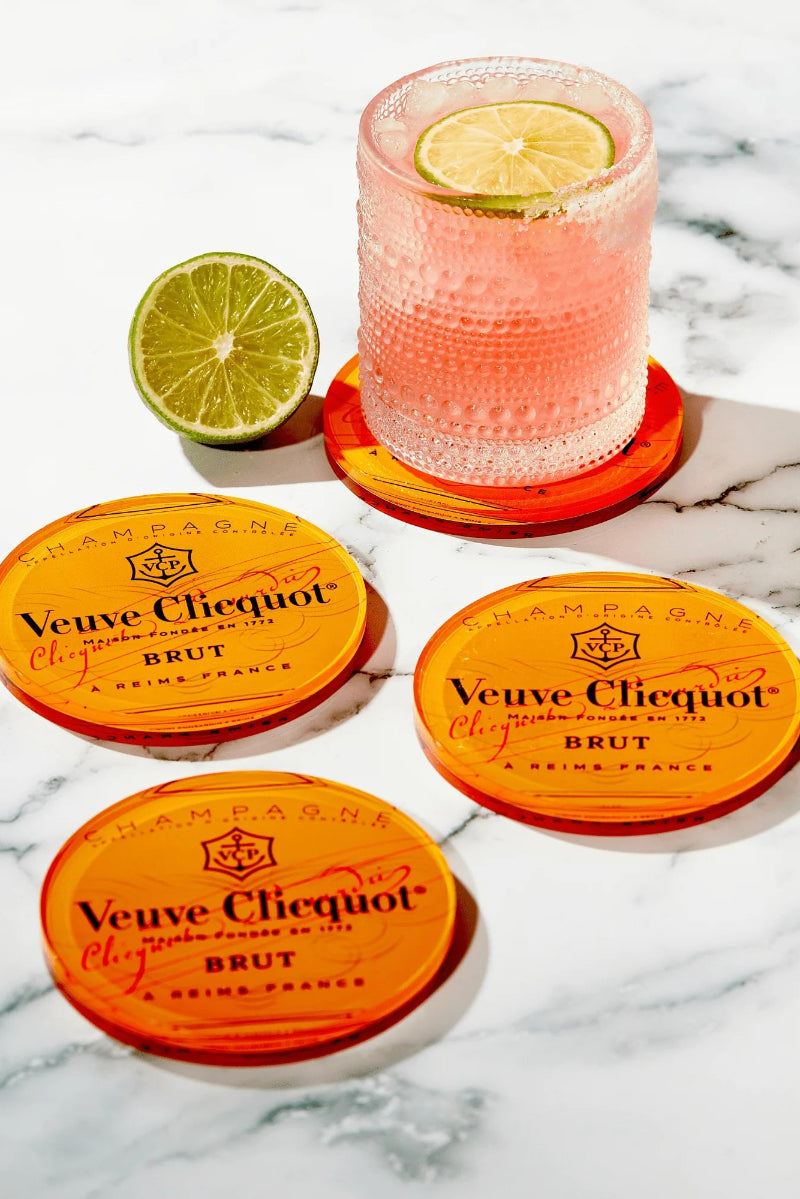 Pop The Bubbly Coasters, Set of 4