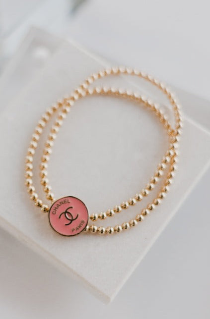 Dior Button Necklace + Bracelet