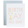 Paperclip Greeting Card, Birth YAY All Day