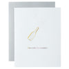 Paperclip Greeting Card, This Calls For Bubbly