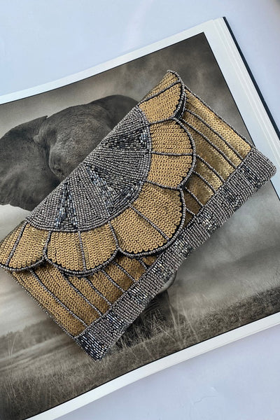 Gatsby Beaded Clutch