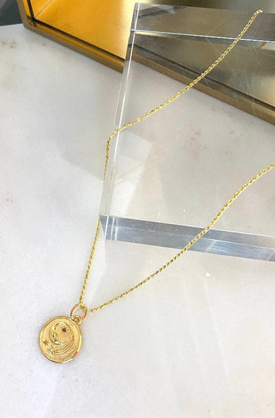 Luna Medallion Necklace