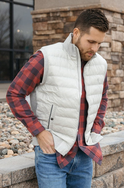POLO RL Quilted Double Knit Hybrid Vest