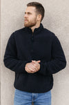Vince Faux Sherpa 1/4 Zip Pullover