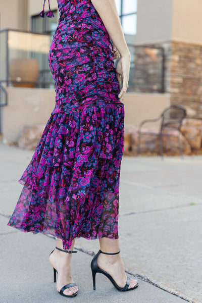 MISA Nicola Mesh Dress