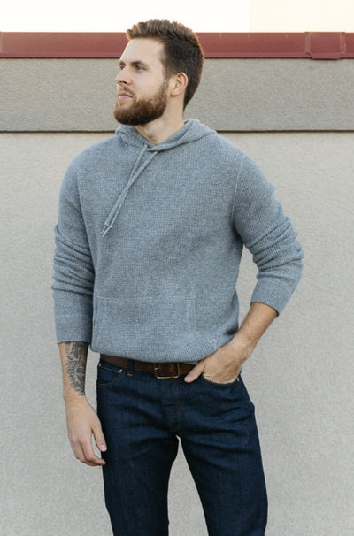 POLO RL Washable Cashmere Hooded Sweater