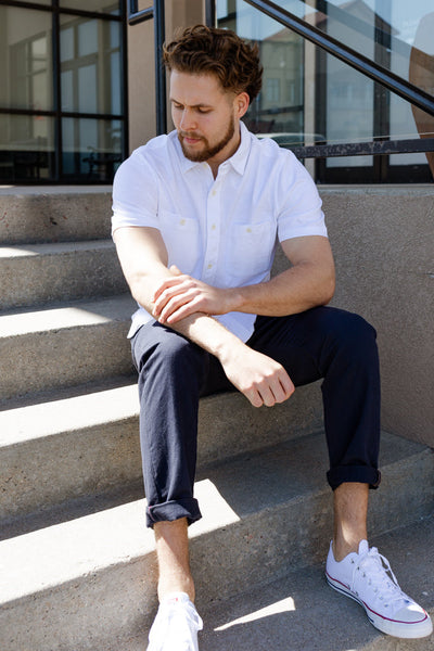 Faherty Knit Seasons Short Sleeve Shirt