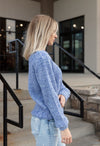 Scotch & Soda Blue Melange Sweater