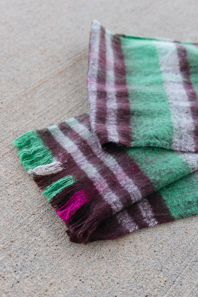 Large Multi Plaid Scarf