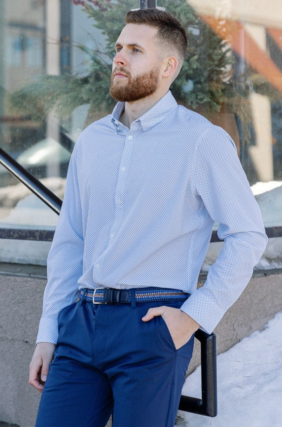 blue dress belt mens Blue suede calfskin belt