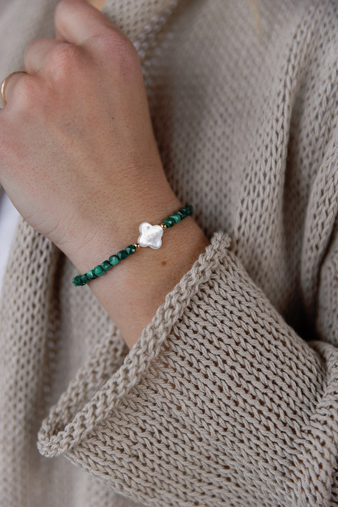 Lucky Girl Malachite Bracelet