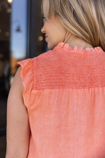 Bella Dahl Smocked Top