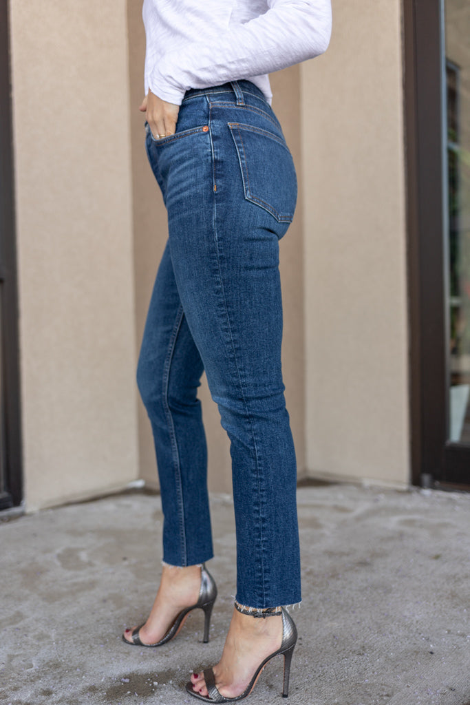 RE/DONE 90's High Rise Ankle Crop, Size 29 - RUST & Co.