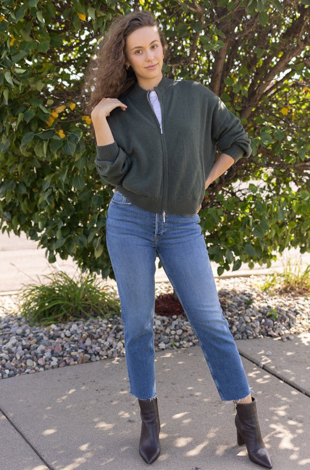 Reese Cashmere Bomber