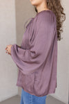 Demi Hammered Satin Top