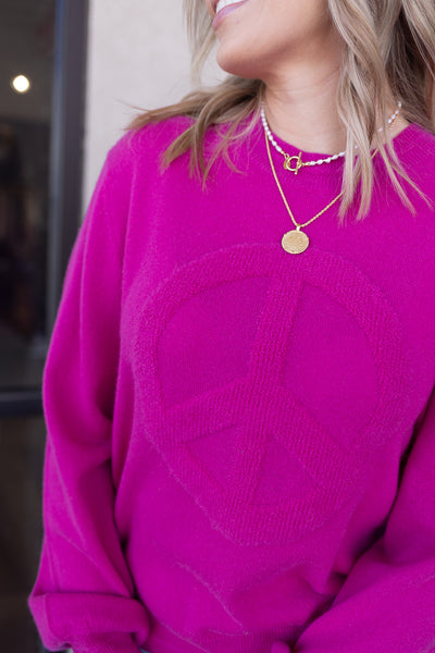 Cashmere Peace Sweater