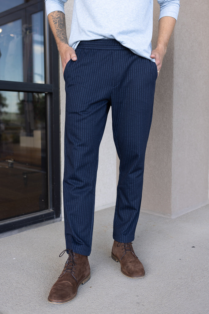 Vince Faded Stripe Trouser