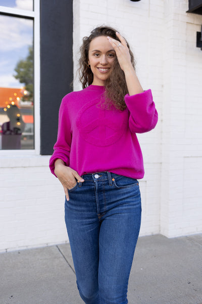 Cashmere Peace Sweater