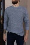 Vince Heathered Thermal Pullover, Grey