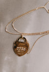 Vintage Dog Tag Necklace 22" - RUST & Co.