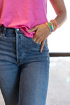 RE/DONE 70's Mid Rise Stove Pipe Jeans, size 29