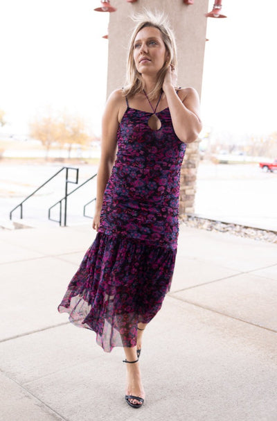 MISA Nicola Mesh Dress