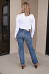 Moussy Farwell Straight, Size 27