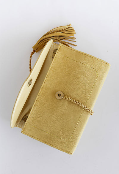 Misha Braid Trim Clutch/Crossbody bag