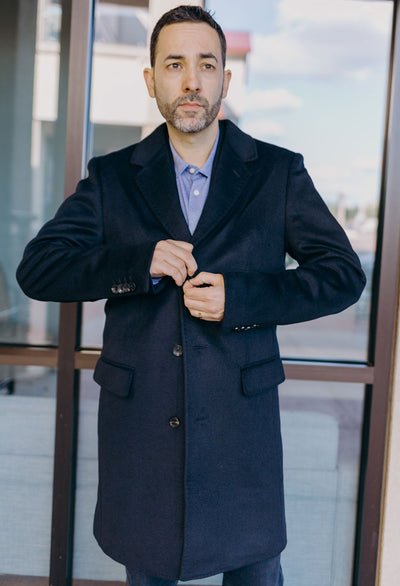 Scotch & Soda Classic Single Breasted Coat - RUST & Co.