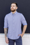 Rhone Commuter Shirt, Blue Stripe