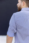 Rhone Commuter Shirt, Blue Stripe