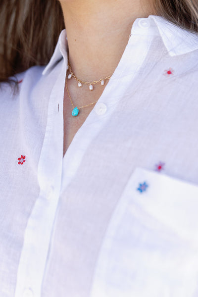 Rails Charli Embroidered Multi Daisy