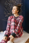 PJ Salvage Classic Plaid Thermal PJ Set