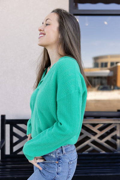 Norah Collared Cashmere Sweater
