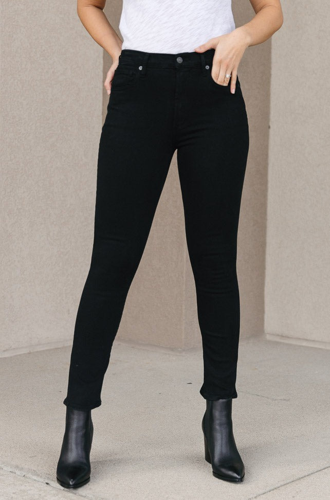 Citizens of Humanity Olivia High Rise Jeans, Plush Black